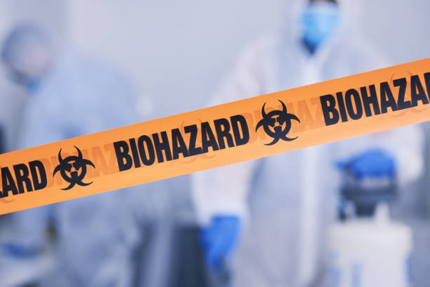 Professional Biohazard Cleanup technician working in Oakdale, MN